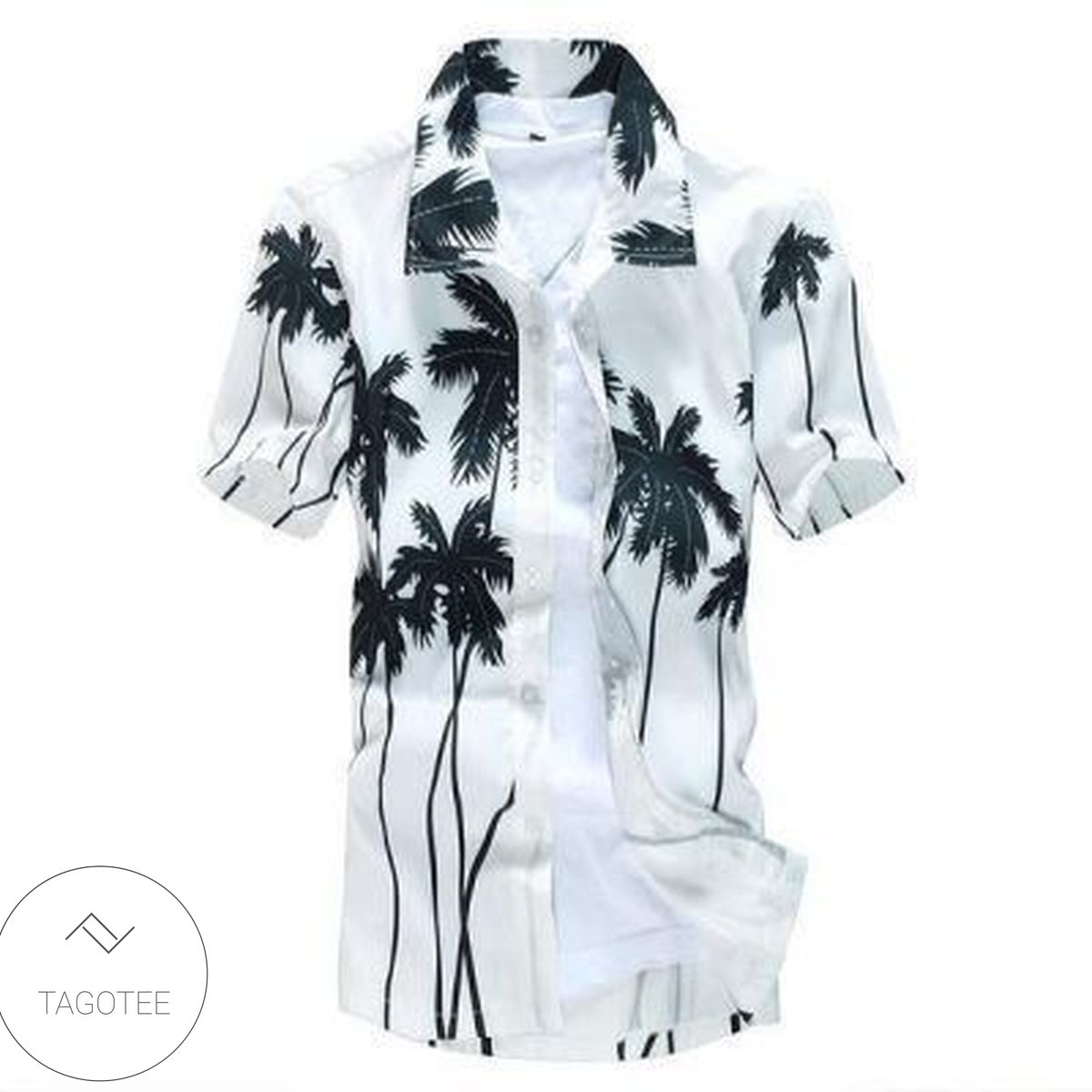 Men Floral Print Slim Fit Short Sleeve Button Down Beach Hawaiian Tropical Men Women Beach Wear Short Sleeve Authentic Hawaiian Shirt 2022