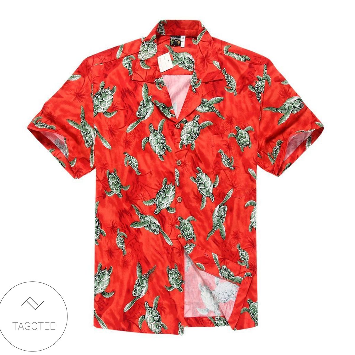 Men Tropical & Floral Print Hawaiian Shirt