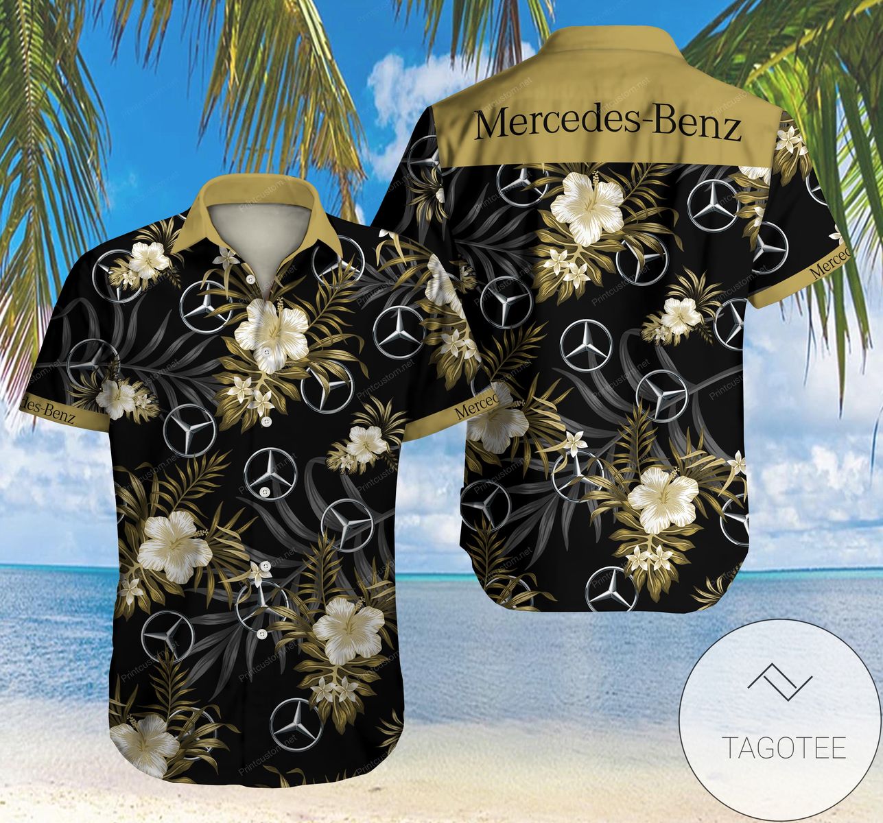 Mercedes Tropical Unisex Hawaiian Aloha Shirts