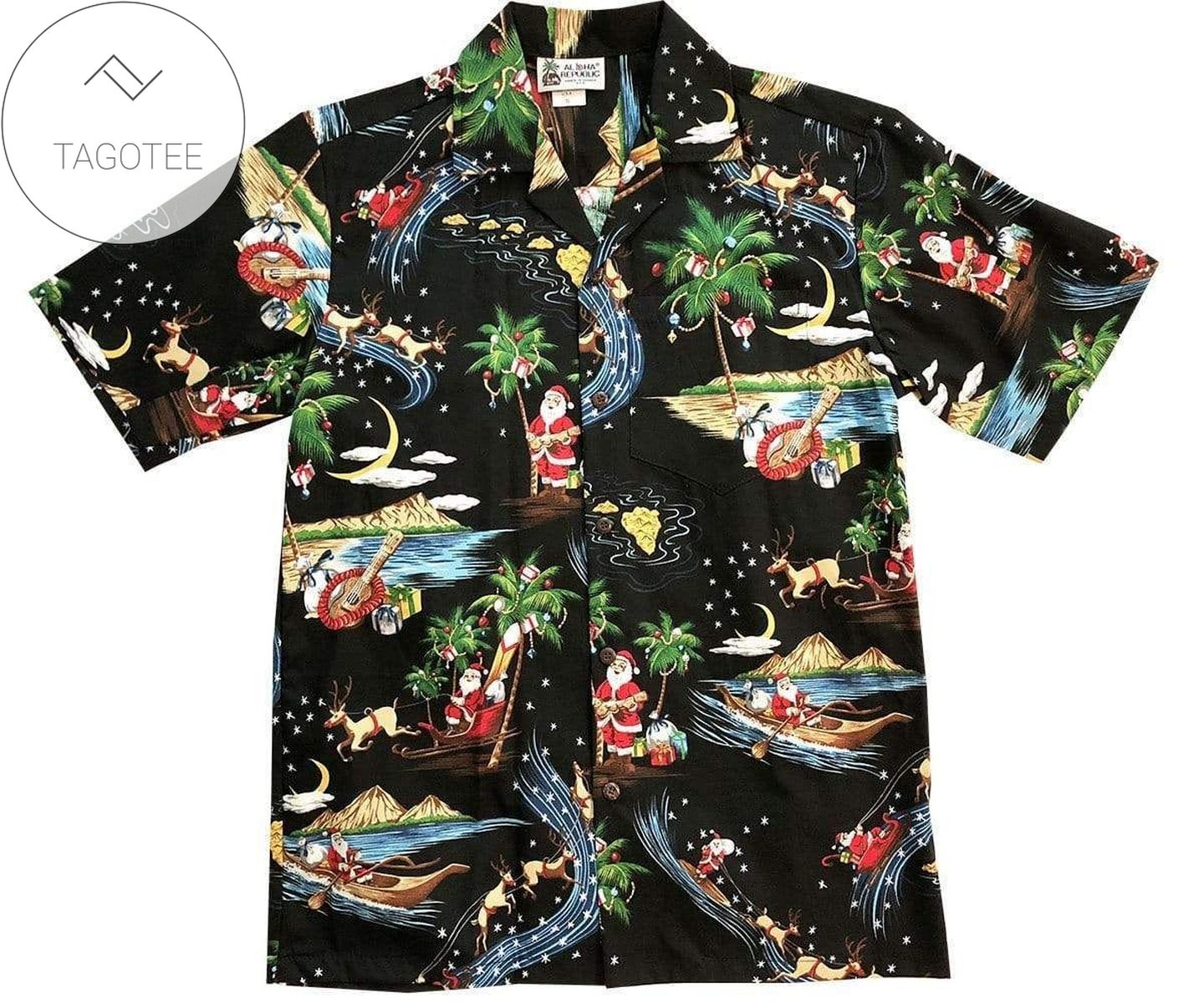 Merry Christmas Santa Claus Hawaiian Shirt