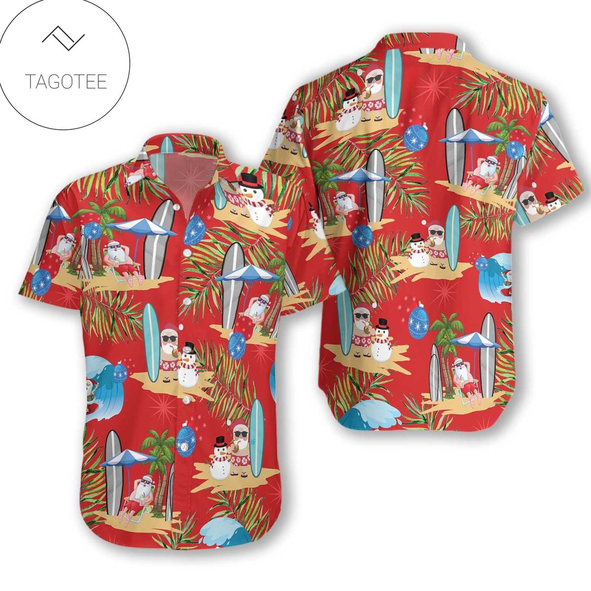 Merry Christmas Santa Claus Lovers Hawaiian Shirt