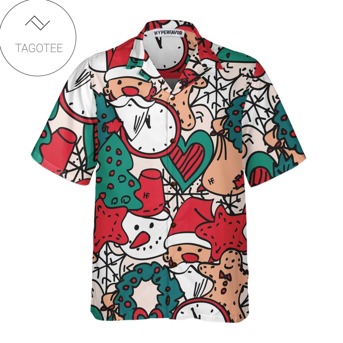 Merry Rottweiler Christmas Hawaiian Shirt