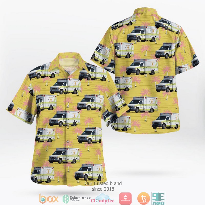 Mesa Maricopa County Arizona Phoenix-Mesa Airport Fire Department Hawaiian Shirt