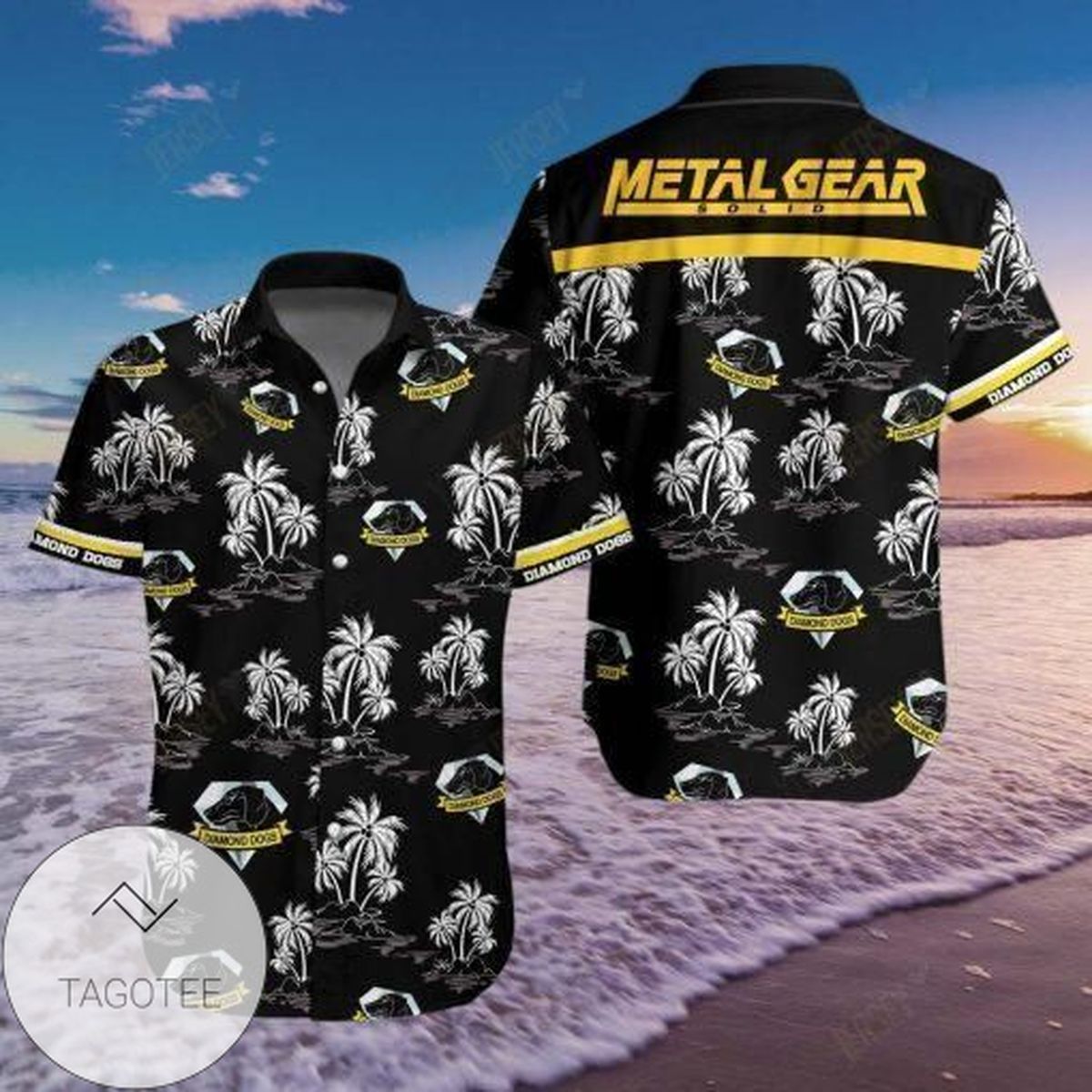 Metal Skull Golf Hawaiian Shirt