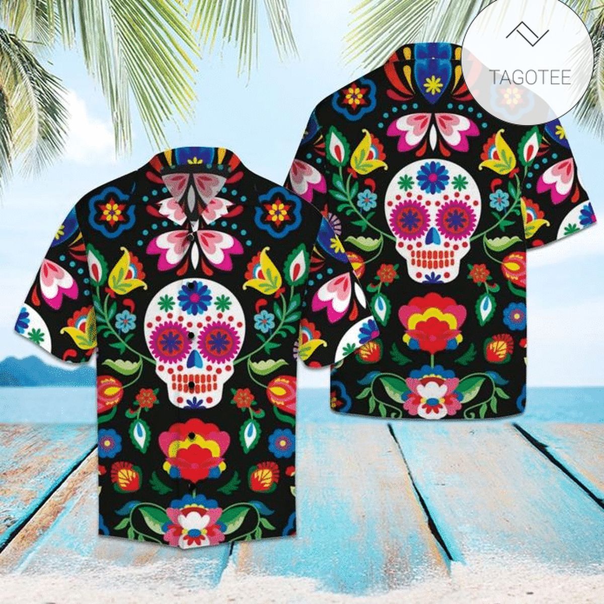 Mexican Girl Vintage & Retro Unisex Hawaiian Shirts