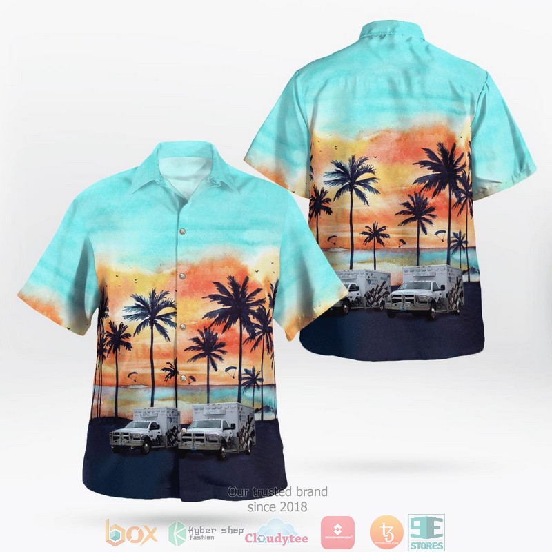 Metropolitan Police Department Of The District Of Columbia Ford Taurus Police Interceptor Hawaiian Shirt