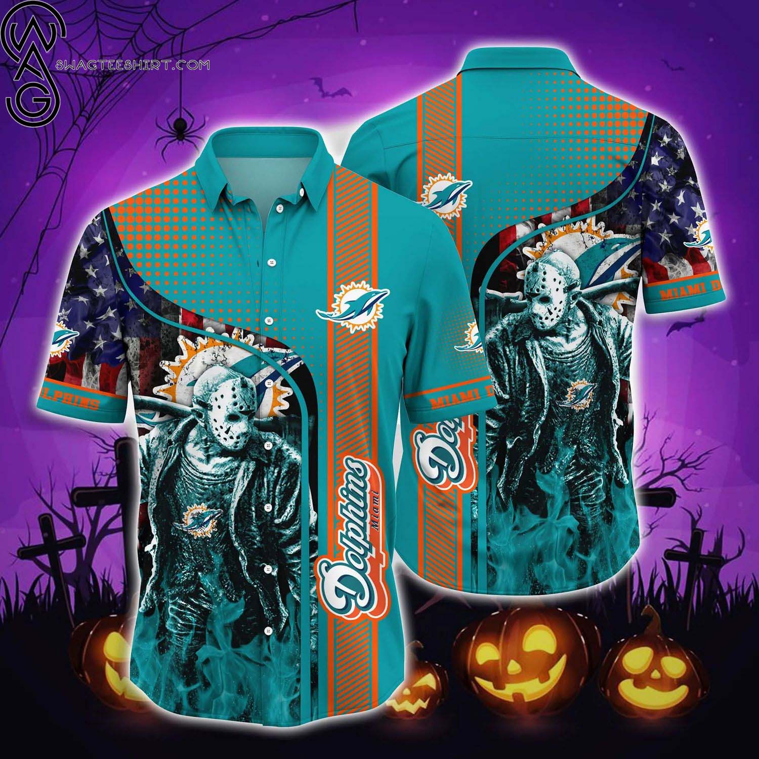 Miami Dolphins Killer Team Summer Aloha Hawaiian Shirt