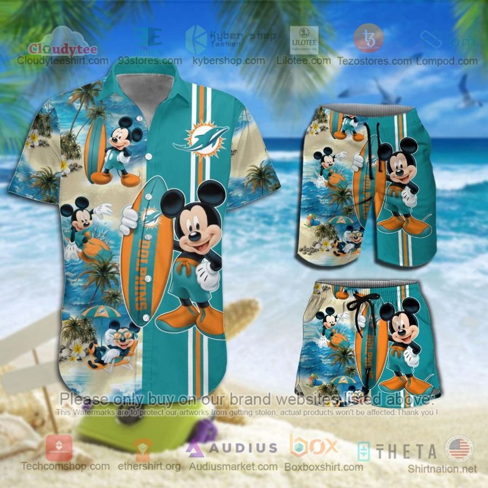 Mickey Mouse Atlanta Falcons NFL Hawaiian Shirt