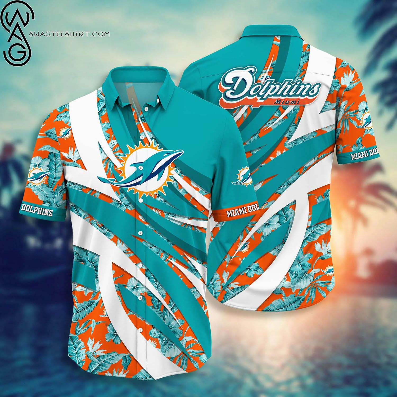 Miami Dolphins NFL Full Print Aloha Hawaiian Shirt