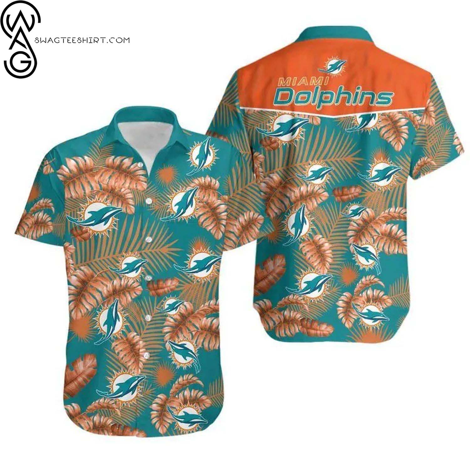 Miami Dolphins Sport Team Summer Aloha Hawaiian Shirt