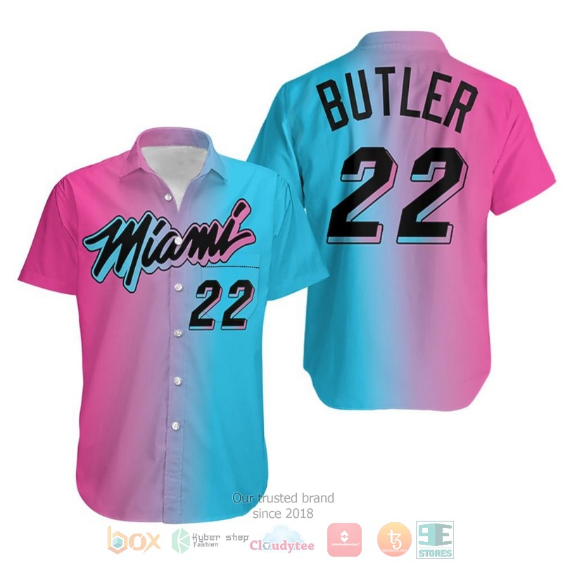 Miami Heat Jimmy Butler 22 NBA 2020 Hawaiian Shirt