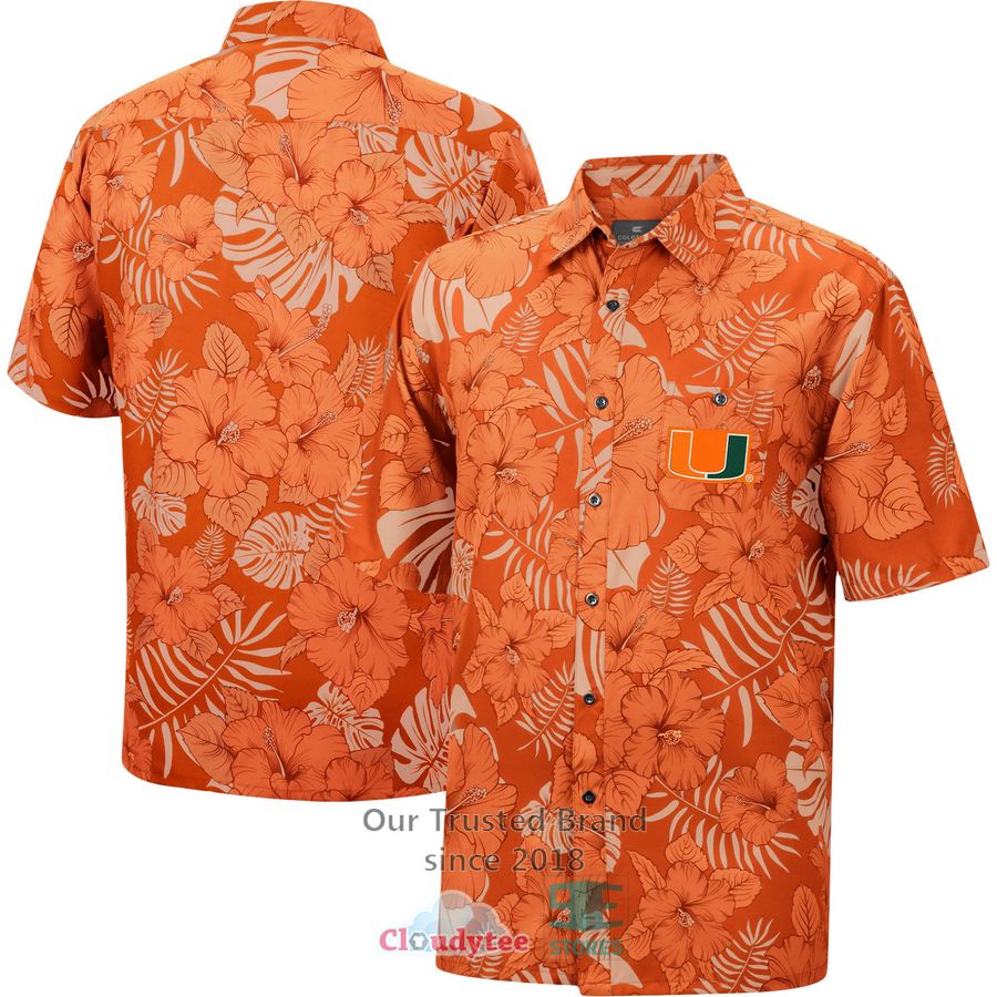 Miami Marlins Alternate 2019 Team Blue Thunder Hawaiian Shirt