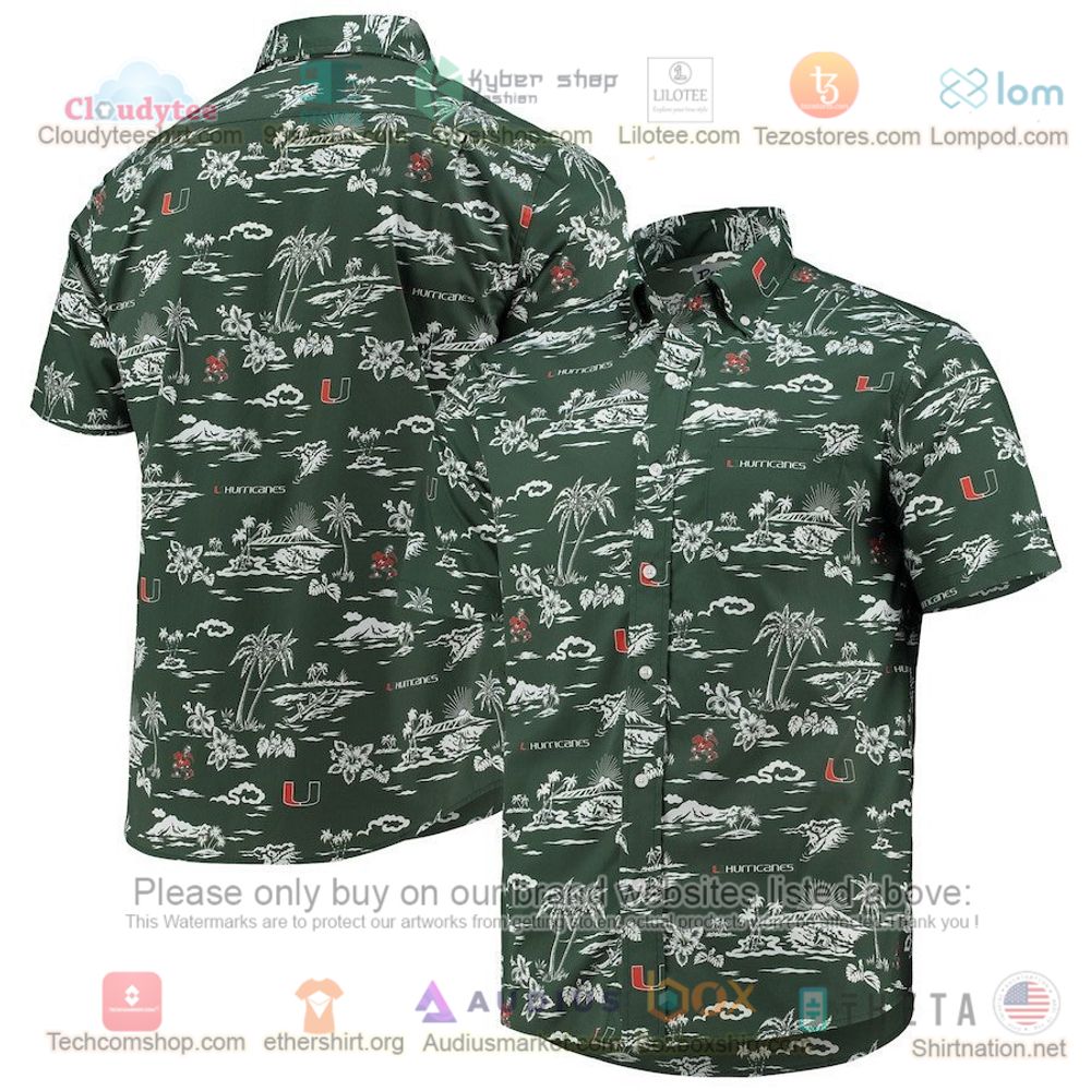 Miami Hurricanes Hawaiian Shirt