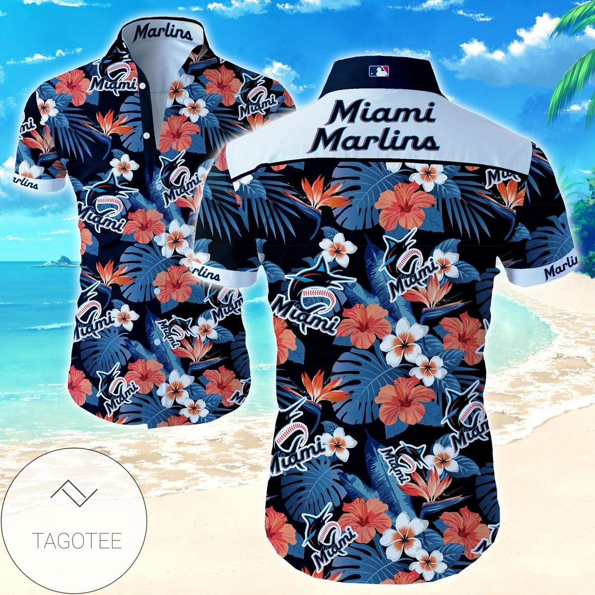 Miami Marlins Authentic Hawaiian Shirt 2022