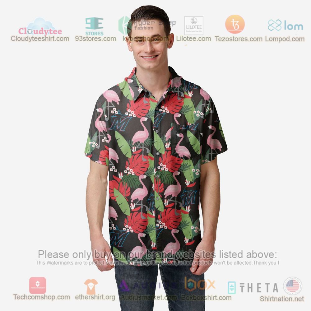 Miami Hurricanes Green Classic Hawaiian Shirt