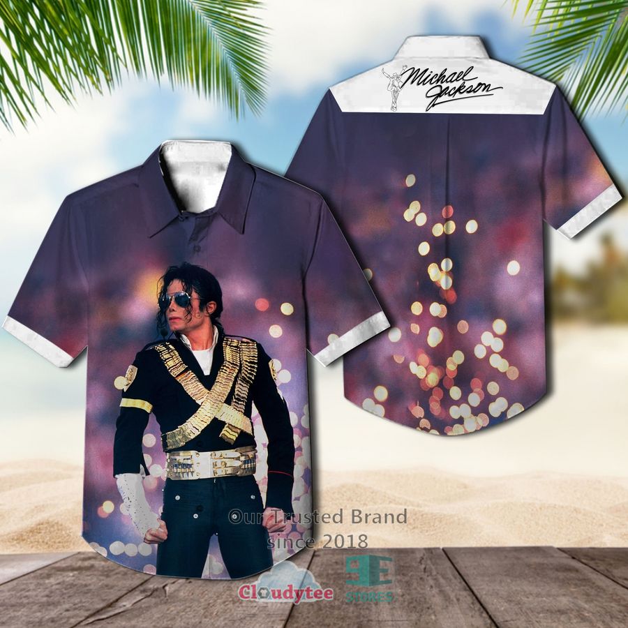 Michael Jackson Michael Hawaiian Casual Shirt