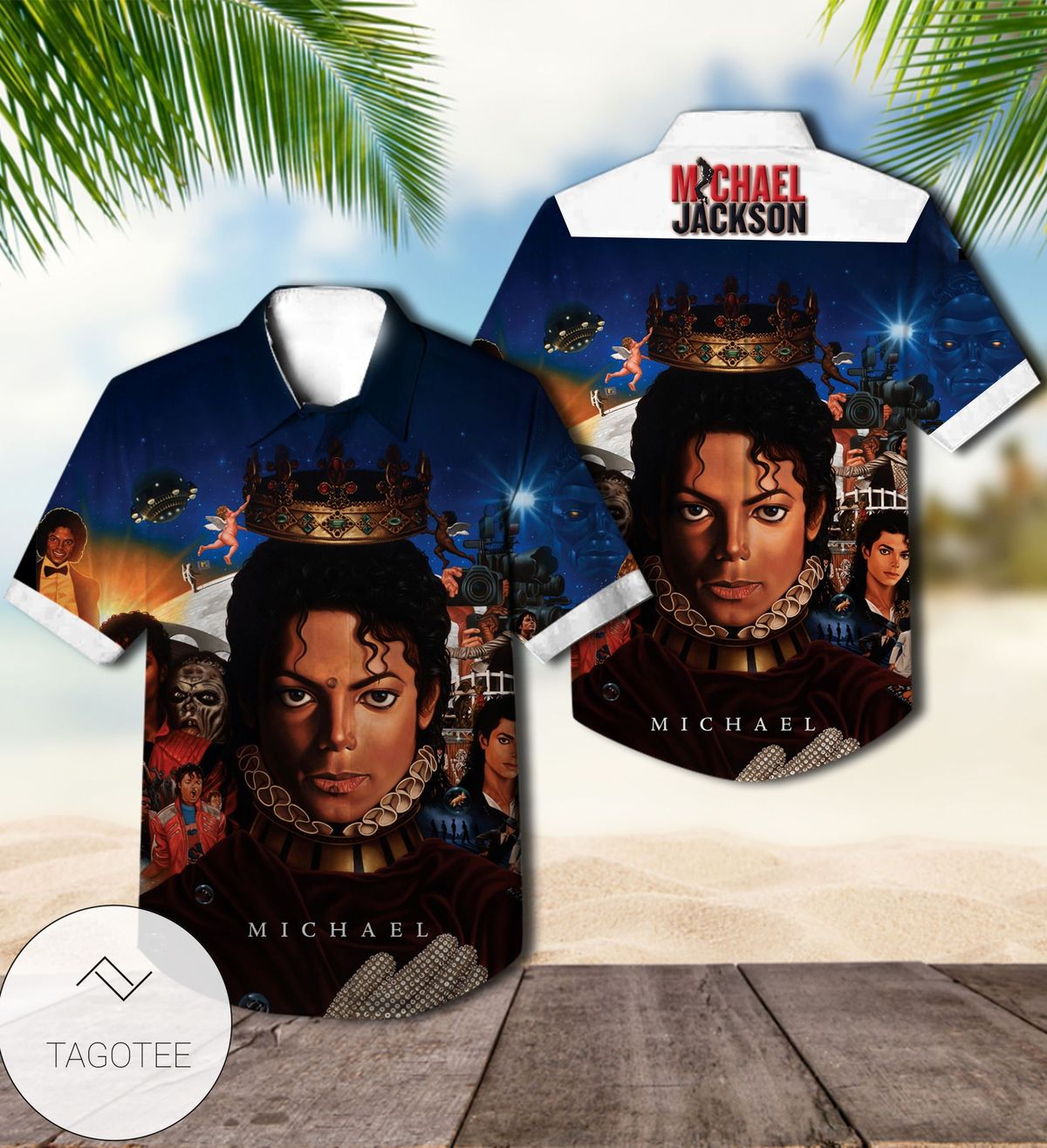 Michael Jackson King Of Pop Hawaiian Shirt