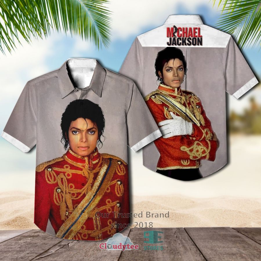 Michael Jackson Michael Hawaiian Casual Shirt