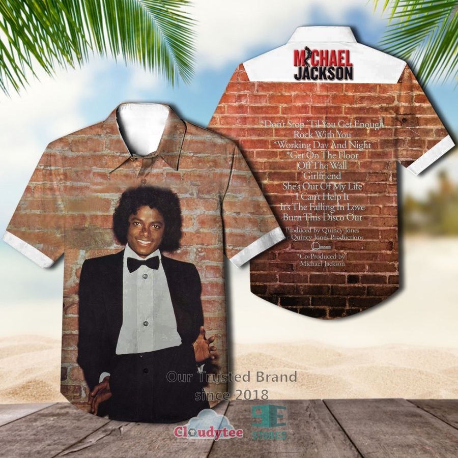 Michael Jackson Past Present and Future Book I Hawaiian Casual Shirt