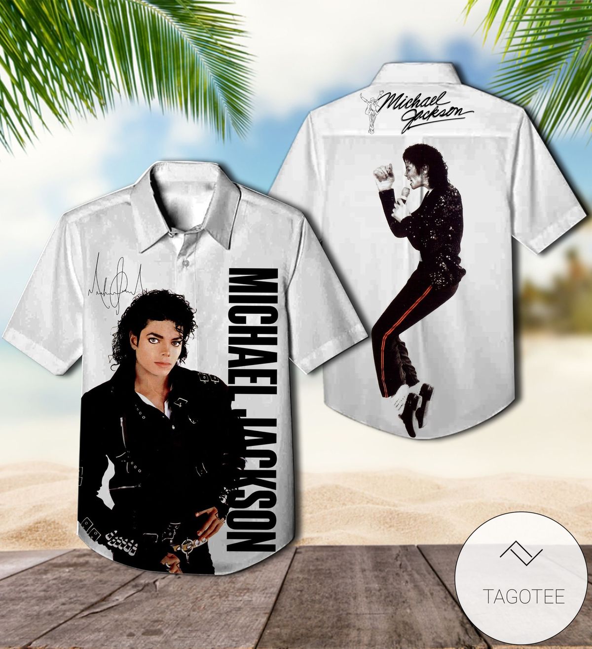 Michael Jackson Super Bowl Performance Hawaiian Shirt