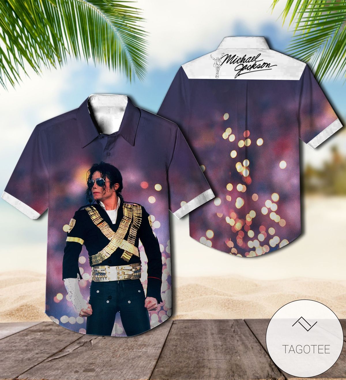 Michael Jackson Thriller Single 12 Inch Hawaiian Shirt