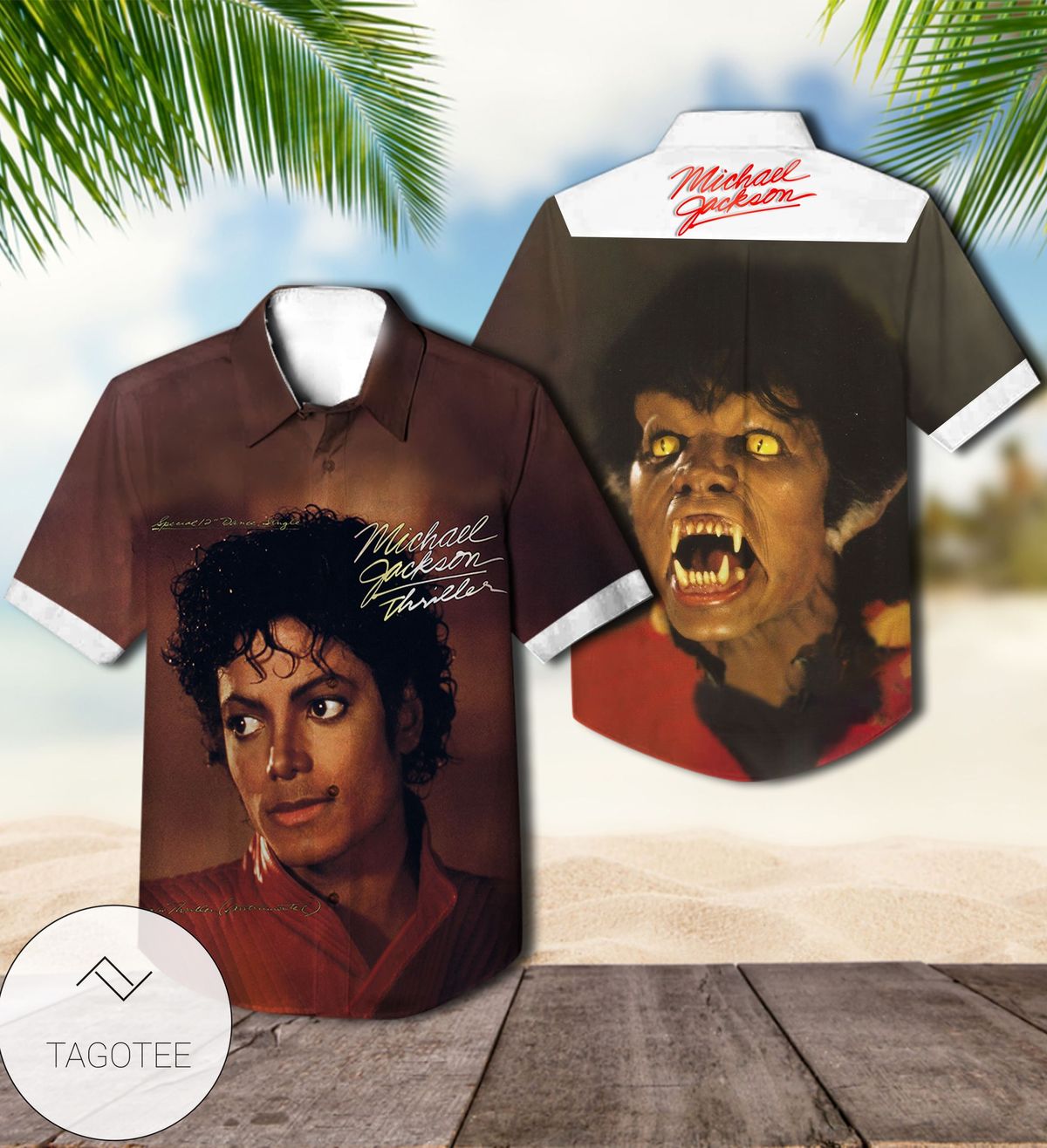 Michael Jackson Super Bowl Performance Hawaiian Shirt