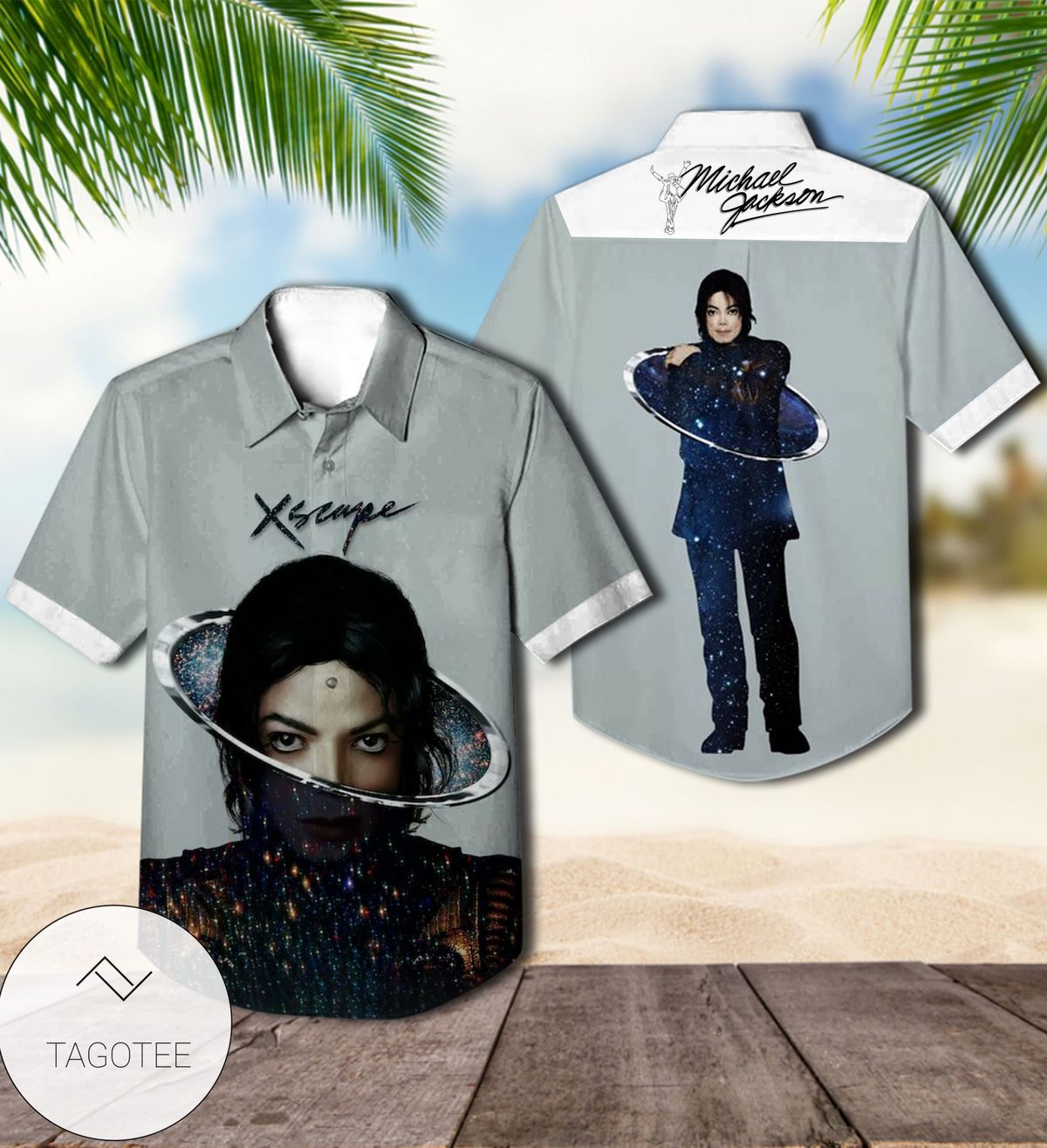 Michael Jackson Thriller Single 12 Inch Hawaiian Shirt