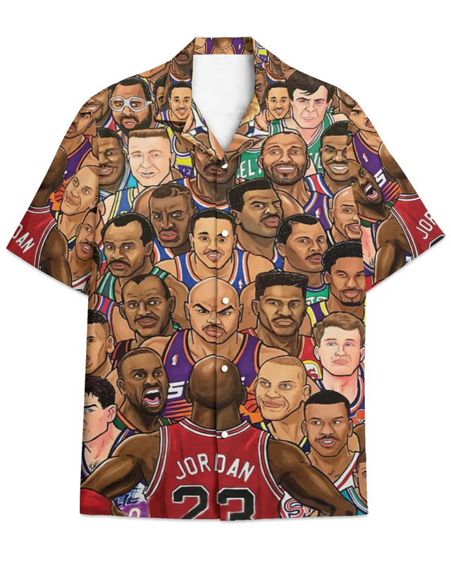 Michael Jordan 23 Basketball Hawaiian Shirt