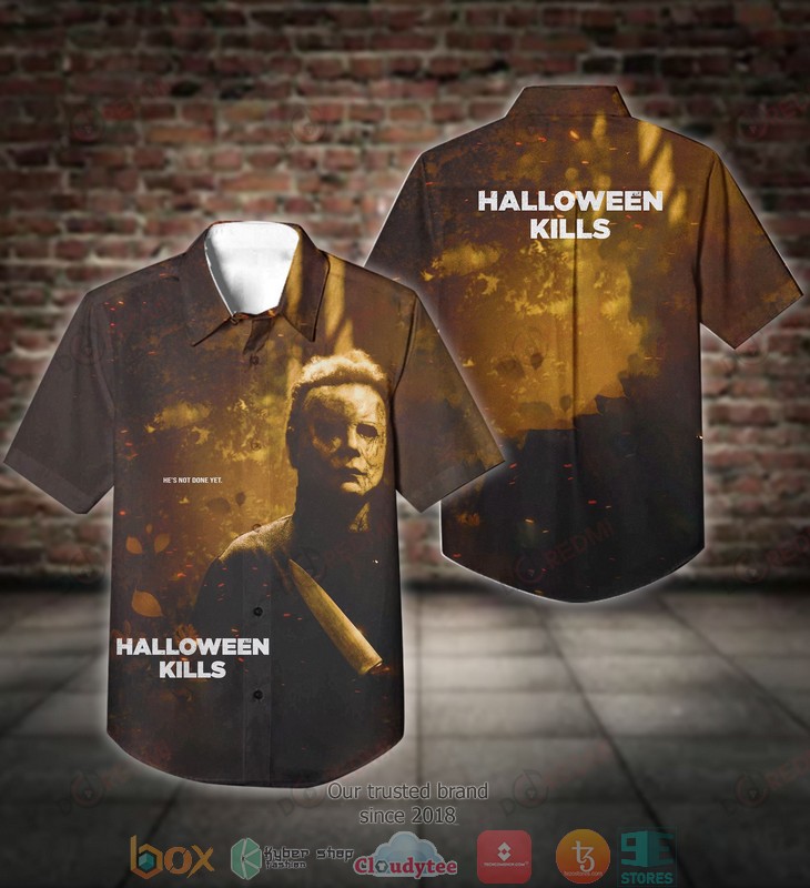 Michael Myers Halloween kills Short Sleeve Hawaiian Shirt