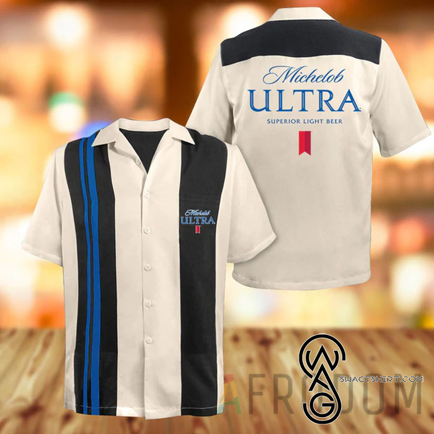 Michelob Ultra Beer All Over Print Summer Vacation Hawaiian Shirt