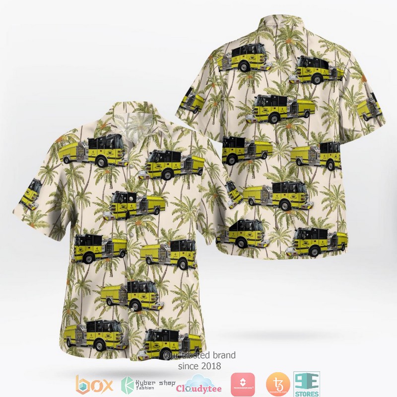 Michigan State Police Bell 407GX Hawaiian Shirt