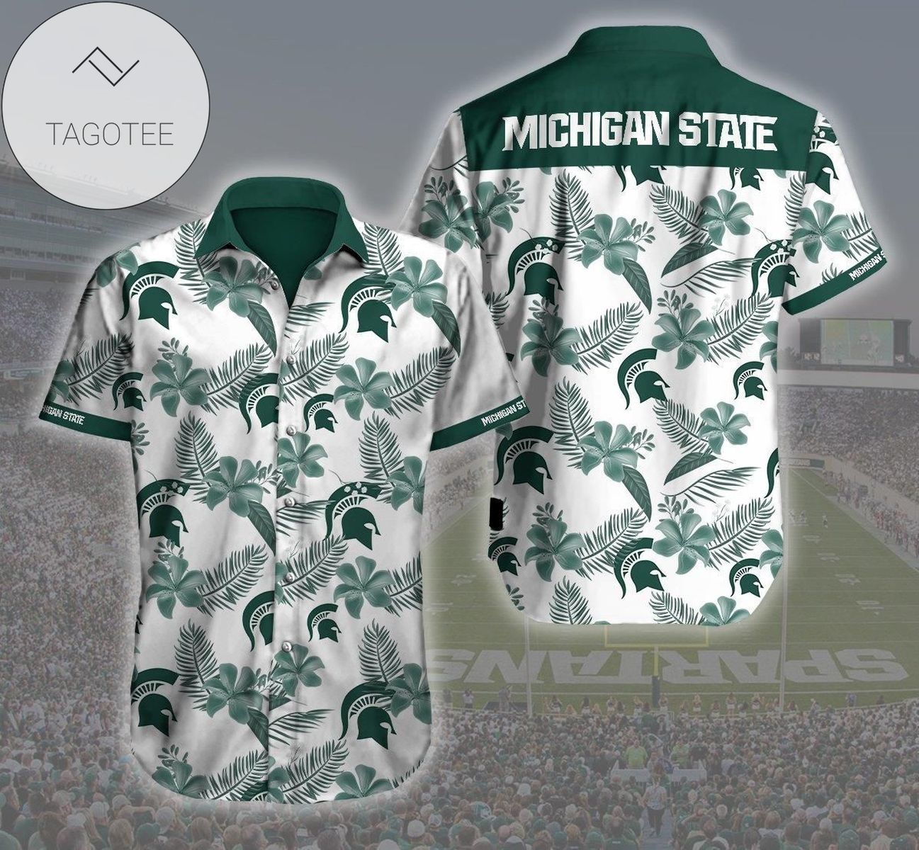 Michigan State Spartans Tropical Winter Hawaiian Shirt