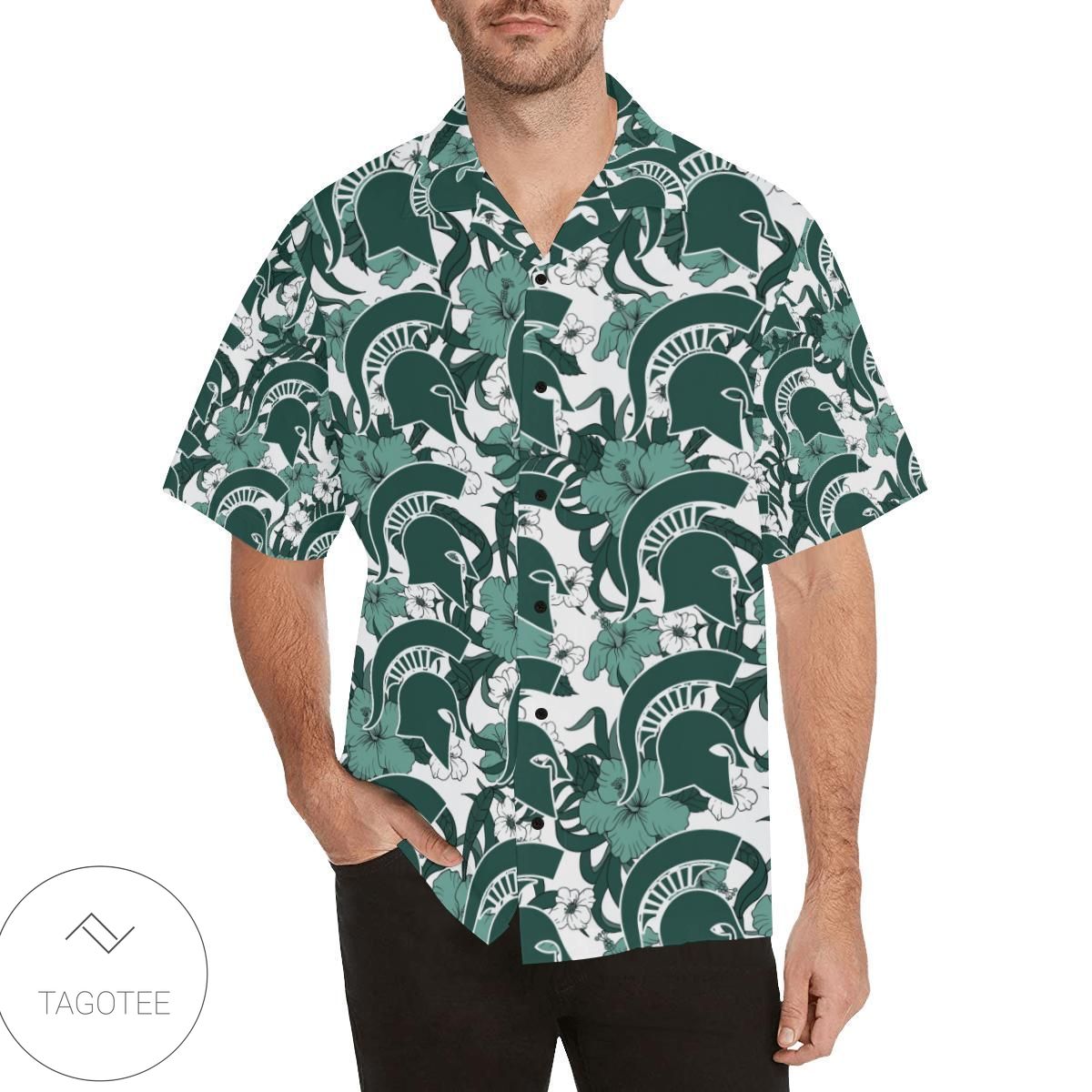 Michigan State Spartans Tropical Winter Hawaiian Shirt