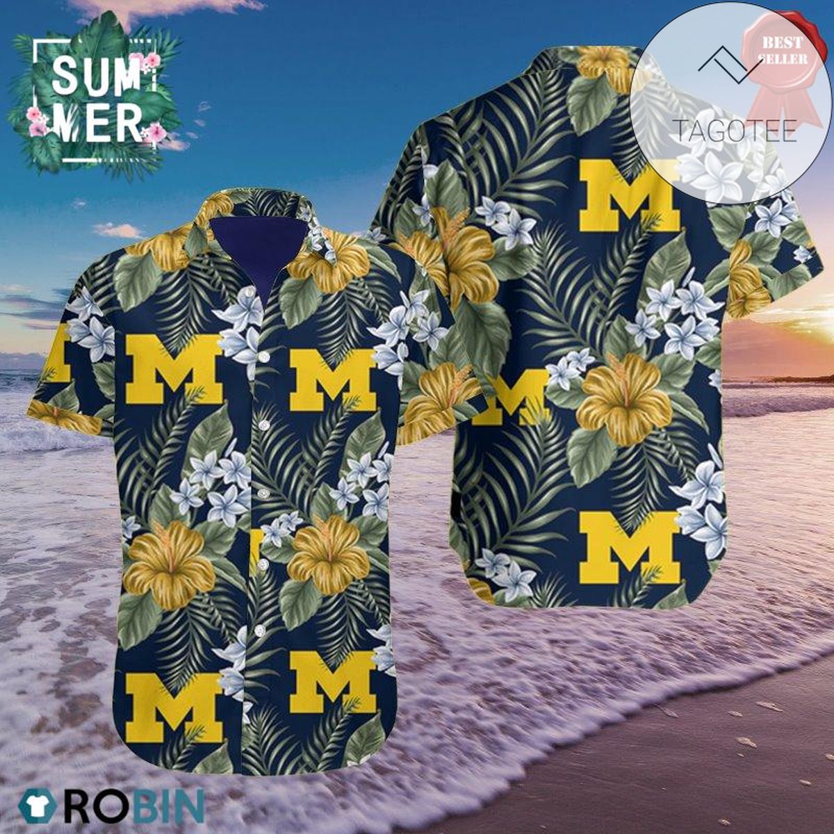 Michigan Wolverines Authentic Hawaiian Shirt 2022