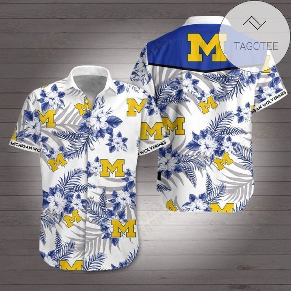 Michigan Wolverines Aloha Authentic Hawaiian Shirt 2022