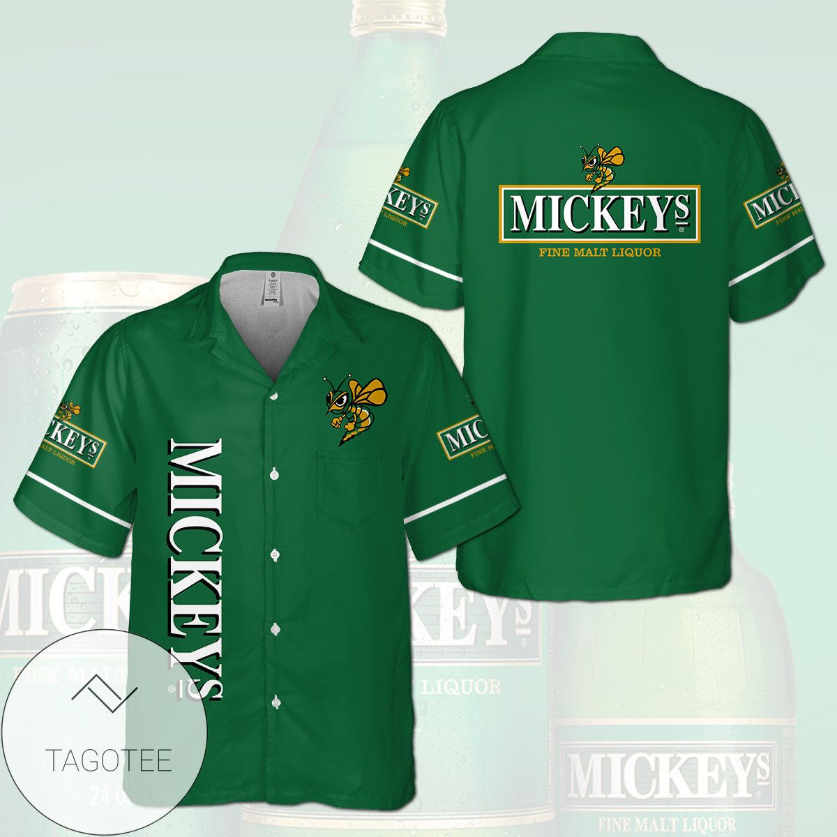 Mickey’s Fine Malt Liquor Hawaiian Shirt