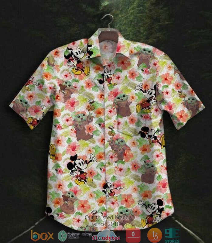 Mickey Disney Blue Hawaiian Shirt