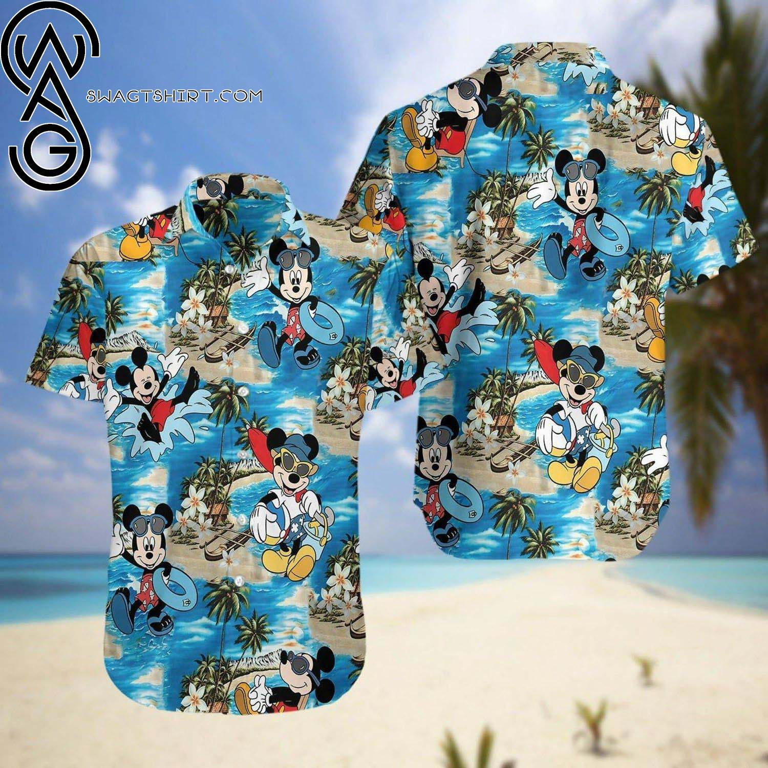 Mickey Fine Malt Liquor Summer Outfits Hawaiian Shirt