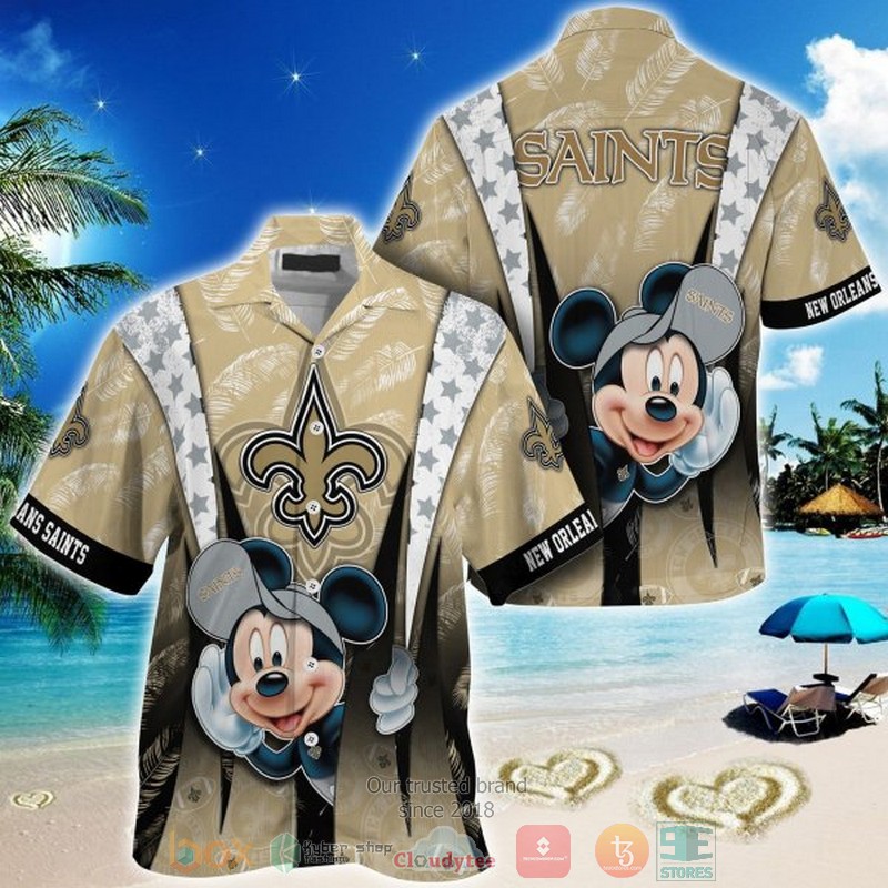 Mickey Mouse New York Giants NFL Hawaiian Shirt