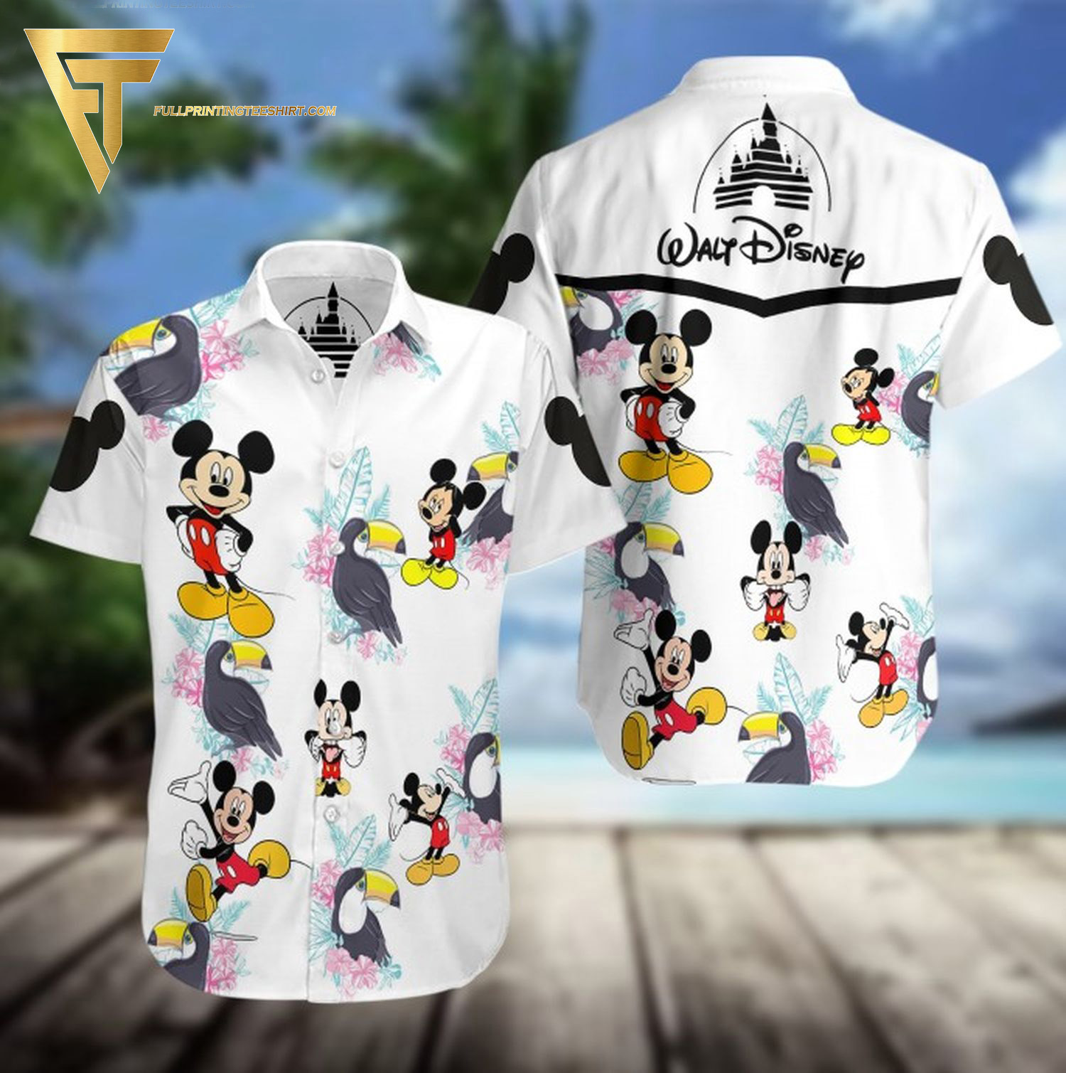 Mickey’s Fine Malt Liquor Summer Vibes Hawaiian Shirt