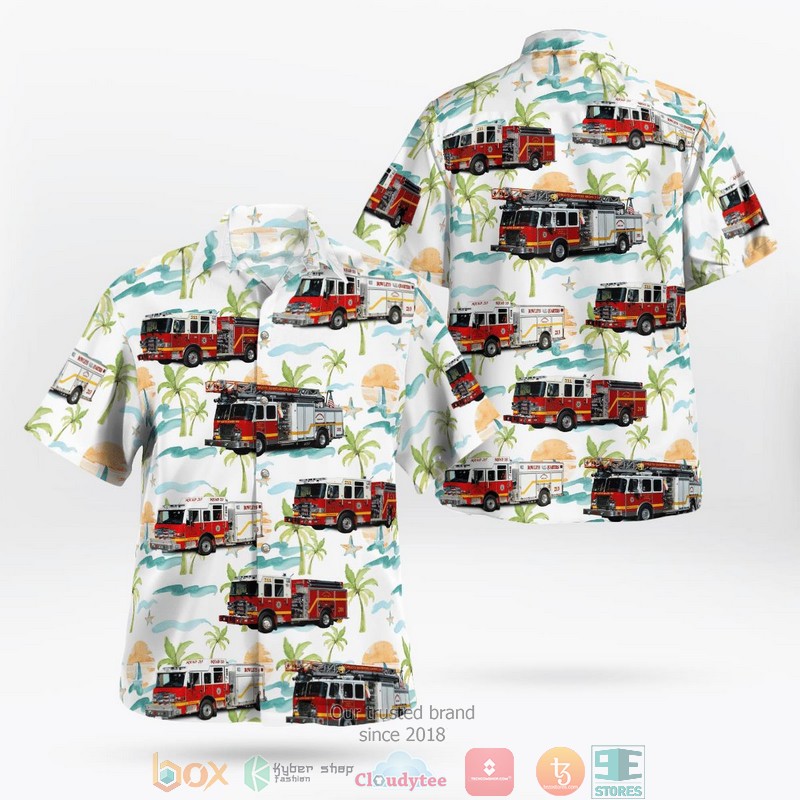 Middelburg Netherlands Brandweer Zeeland Hawaii 3D shirt