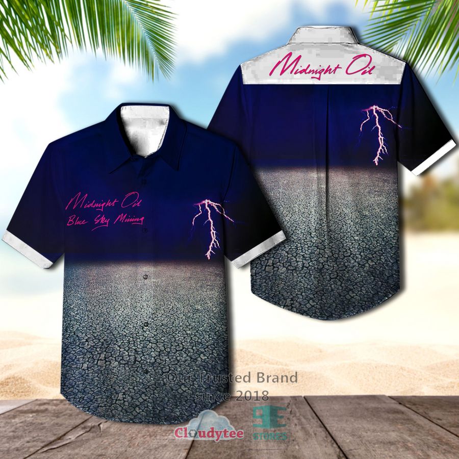 Midnight Oil Breathe Casual Hawaiian Shirt