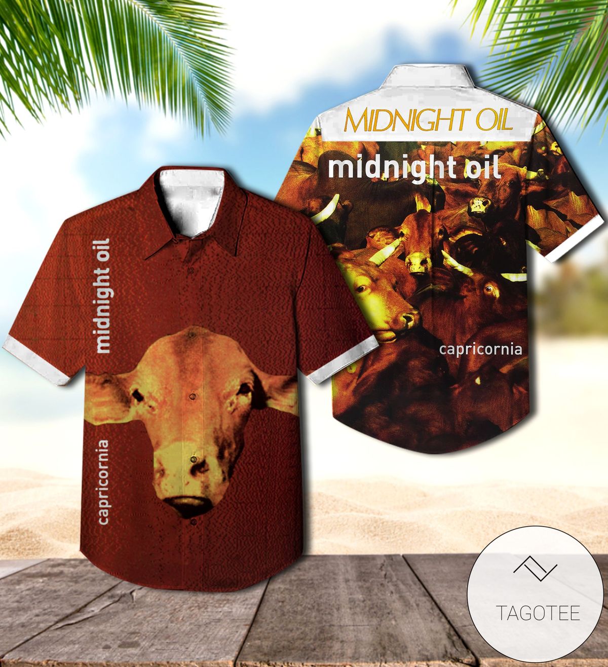 Midnight Oil Diesel And Dust Album Cover Hawaiian Shirt