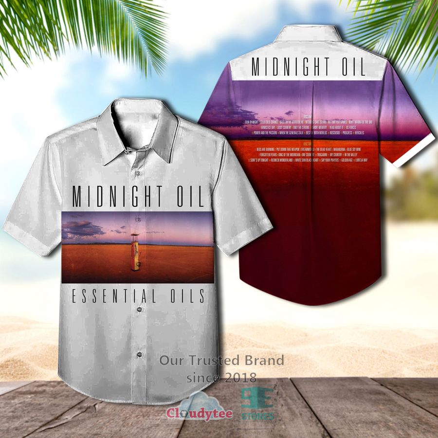 Midnight Oil Head Injuries Casual Hawaiian Shirt