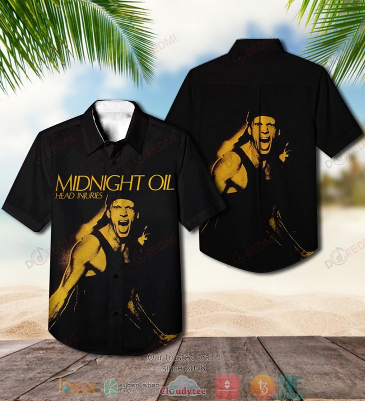 Midnight Oil Capricornia Short Sleeve Hawaiian Shirt