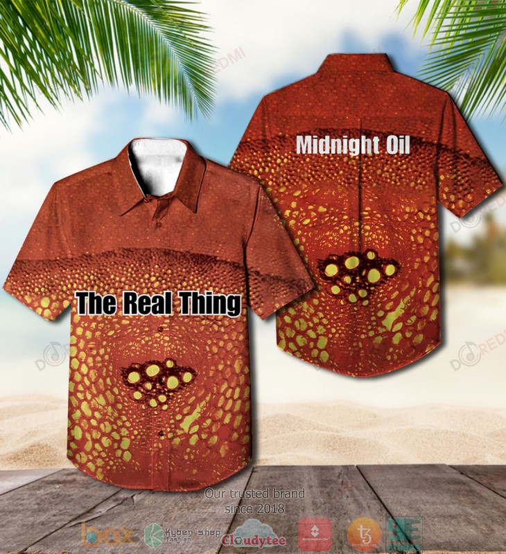 Midnight Oil Place without a Postcard Short Sleeve Hawaiian Shirt