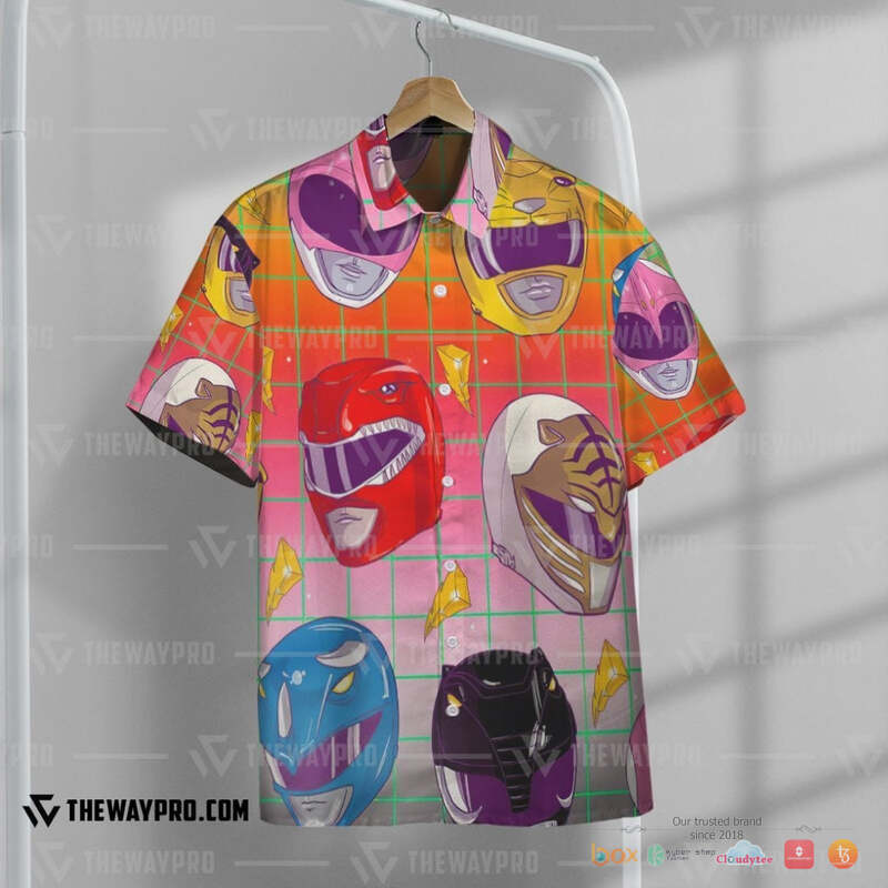 Mighty Morphin Power Rangers Blue Ranger Hawaiian shirt