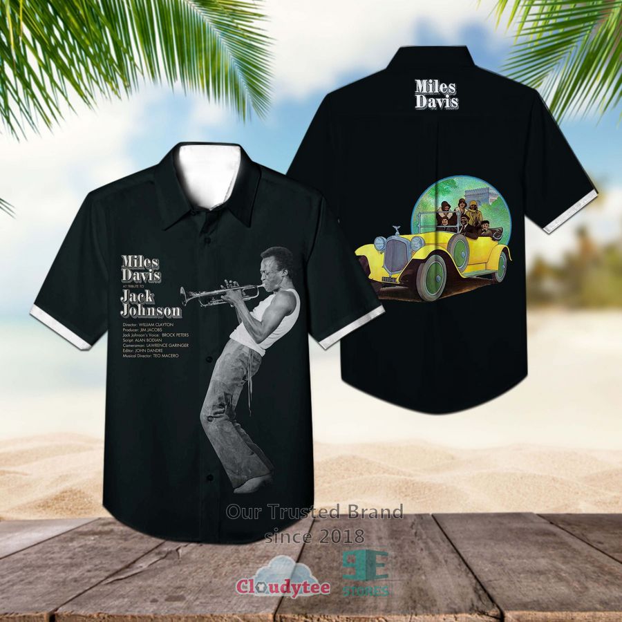 Miles Davis A Tribute to Jack Johnson Hawaiian Casual Shirt