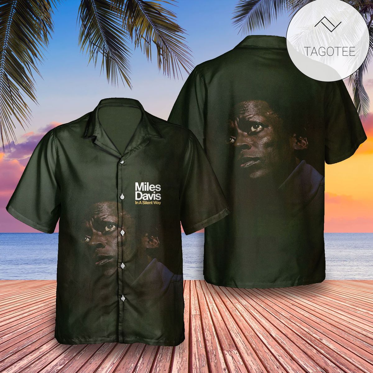 Miles Davis Big Fun Album Cover Hawaiian Shirt