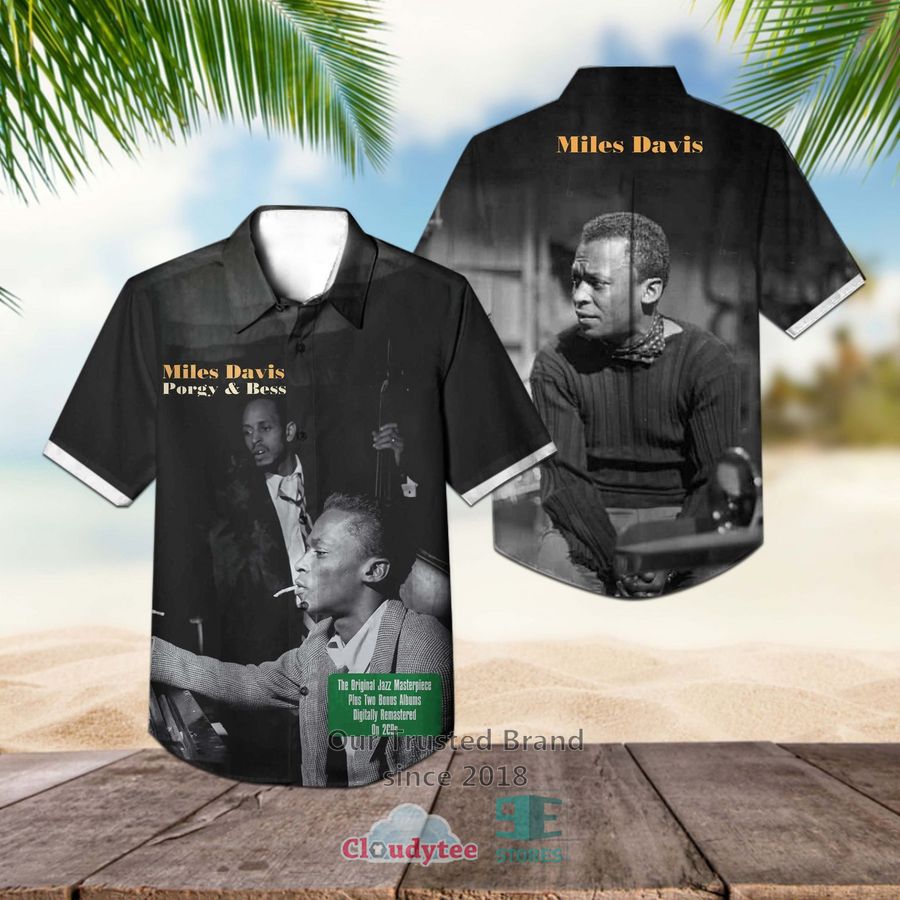 Miles Davis On the Corner Album Hawaiian Shirt